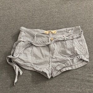 Hollister Striped Gray Shorts